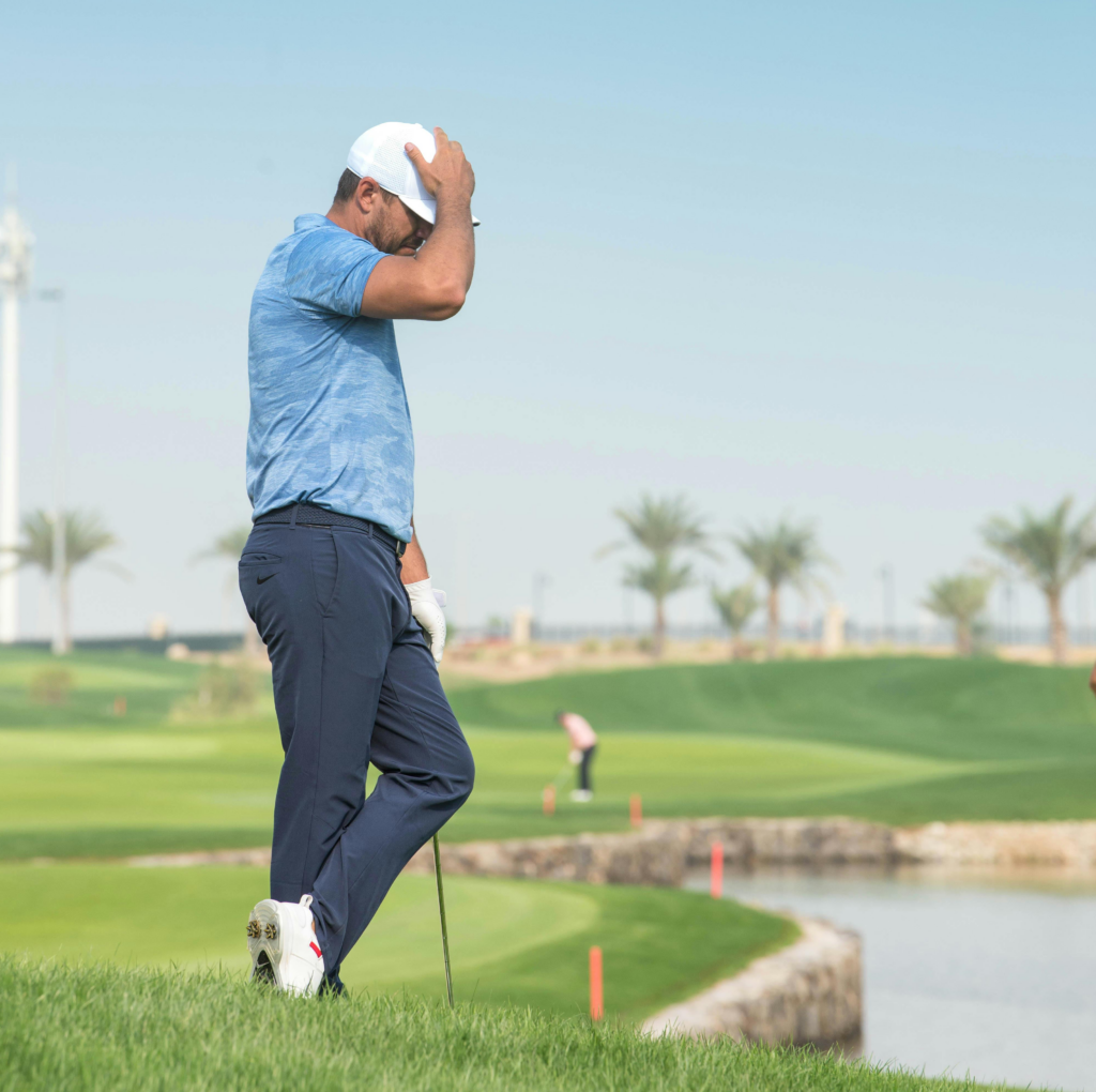 golfeur en vagal dorsal après coup raté craquage théorie polyvagale golf